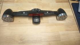 Triumph T2307919 Rocket 3 R Gt Genuine Oem Rear Led Turn Signal And Bracket Gloss Black