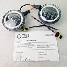 Wd000002 True Mods 4.5 Inch X2 Led Motorcycle Passing/fog Lights