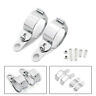 Ts-147-chrome Topteng Turn Signal Light Bracket Indicator For Front Fork Motorcycle