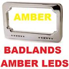 Turn Amber Signals Chromed Sequential Usa License Badland Harley Led Plate