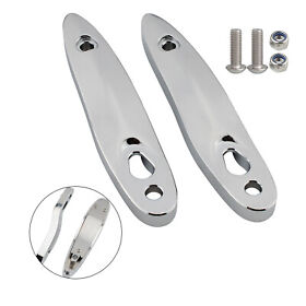 Turn Signal Extension Bracket License Plate Relocation Kit Fit Softail Blk H5