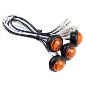Tusk 1100723 181a Round L.e.d. Turn Signals 4 Pack 1100723 181a