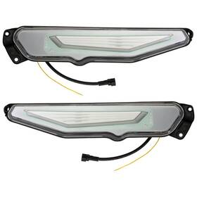 B0801-04902cl442e-ae0db5 Tusk Led Front Accent Lights With Turn Signals For Yamaha Wolverine Rmax4 1000 2021