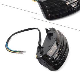 Twoagain 550721439509 Amber Fender Taillight Tri-bar Led Turn Signal For Harley Road Street Glide Us