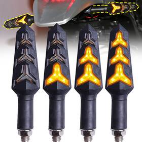 Twom Mallunooo7oo31-a Motorcycle Led Turn Signal Blinker Light Indicator For Honda Yamaha Xvs Kawasaki