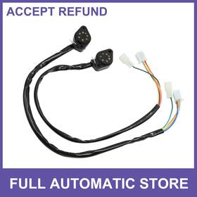 Uauto1 726215668780 2pcs Gear Position Gauge Sensor Wiring Wire Neutral Switch Custom For Gn125