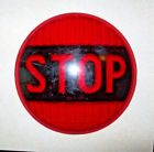 10455-04 Unbranded Round Red Plastic Rear Tail Stop Lamp Lens Vgc 10455-04 Unbranded Round Red Plastic Rear Tail Stop Lamp Lens Vgc