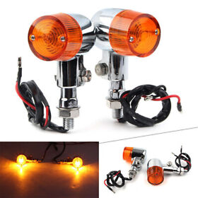 Universal Moto 12v Turn Signal Brake Light 10mm For Harley Honda Kawasaki Bmw