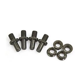 Uxcell 4pcs Dark Green Metal Motorcycle Rear Driven Sprocket Screw Bolts For
