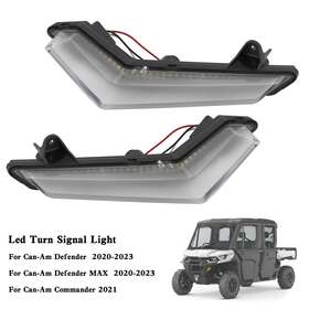 Vipih Ts-224-cle Led Front Turn Signals Light Daytime Running For Can-am Defender Max 2020-23 Us