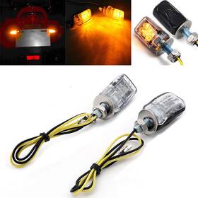 Vipih Ts-227-smoke Led Black Micro Mini Tiny Small Indicators Turn Signals Motorcycle Motorbike