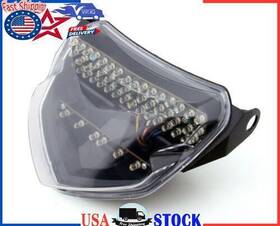 Vipjq Tl-360-clear Integrated Led Taillight Turn Signals Fits Suzuki Gsxr 600/750 2004-05 Clear