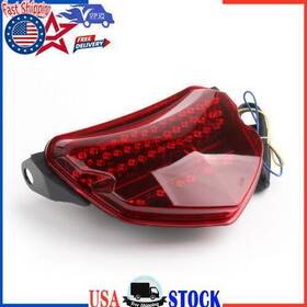 Vipjq Tl-360-red Integrated Led Taillight Turn Signals For Suzuki Gsxr 600/750 2004-2005 2003 Yu