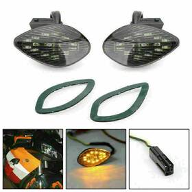 Vipjq Ts-078-smoke Smoke Turn Signals For Honda Cbr 1000 Rr Flush Mount 2004-2005 Us