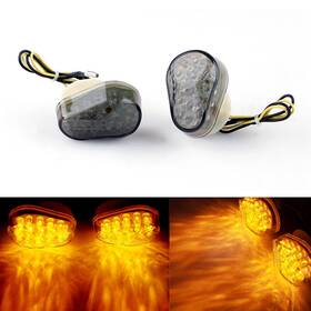 Vipjq Ts-094-smoke Led Turn Signals For Kawasaki Zx6r 98-2013 Zx10r 04-2013 Zx 7r 9r 12r Zzr600 S