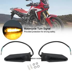 Vipjq Ts-199-smoke Front Rear Led Turn Signal Light For Honda Crf1000l Africa Twin 2015-2017 Smoke