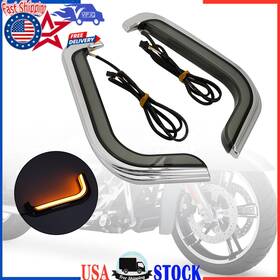 Vipjq Ts-229-chrome Tracer Lower Accent Lights 2956 For Flhtcu Electra Glide 2006-13 Chrome