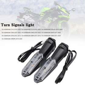 Vipjq Ts-231-clear Turn Signals Light For Kawasaki Z125 Z250 Z400 Z650 Z750 Z800 Z900