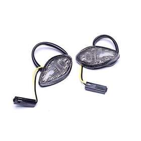Vofono 707870374247 Turn Signal Compatible With For Honda Grom 2013-2019 Front Amber Flush 12 Led