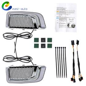 Wflnhb Ea1004870su Led Fairing Lower Grills Turn Signal Running Light Lamp For Touring Glide 14-21