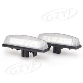 White Smd Led License Plate Light Error Free For Lexus Is200 For Toyota Camry