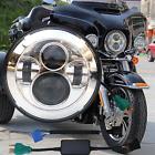 Wk-332008-7184 Unbranded Led Projector Daymaker Headlight Round For Harley Street Glide