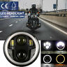 Wlk58265 Black Inch Led Projector Headlight Halo Drl For Harley Davidson