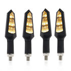 Ww95509666604 Black Motorcycle Turn Signals Blinker Indicator Lights Amber 95509666604