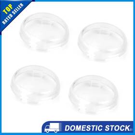X Autohaux 726215643831 Pack Of 4 For Harley Motorcycle Led Turn Signal Light Indicator Lens Cover Clear