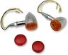 Xf-2-2040-1959 Drag Specialties Led Marker Lights Chrome Amber Or Red