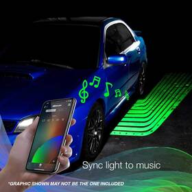 Xk Glow 105308303 Curbfx 2pc Bluetooth Xkchrome App Control Waterproof Led Projector Welcome Light
