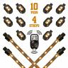 Xk034002a Xkglow Xk Glow Gen Premium Amber Pod Strip Led Motorcycle
