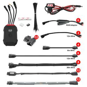 Xkglow 850046479465 Ap-moto-adv Addressable Led Motorcycle Fits Accent Light Kit