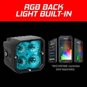 Xk065001-fo Xkglow Individual C3 Cube Lights With Rgb Accent Lighting