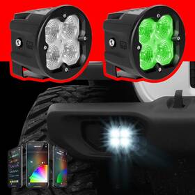 Xk065003-s Xkglow Individual C3 Cube Lights With Rgb Accent Lighting