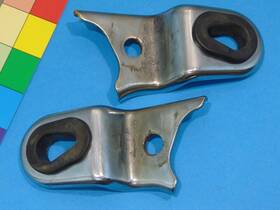 447-83368 Yamaha 1974-1978 Xs650 Rear Turn Signal Brackets Stays Mount 1975 1977 Flasher