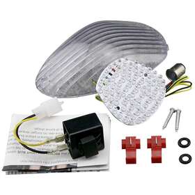 Zdl-kabusikikaisya1989usa 750000421465 Led Taillight Rear Turn Signal Fit Kawasaki Meanstreak 900 2002-2005 2004 2003