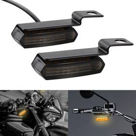 Zxmt Usff-0401049-k Motorcycle Led Turn Signal Light Handlebar Fit For Harley Sportster Dyna Softail