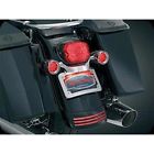 Zz Curved License Plate 2030-0265 3163 Kuryakyn Mount Harley