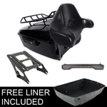 King Trunk Rack Pad Led Tail Light Fit For Harley Touring Road Glide 14-25. Fixed Price $359.99.