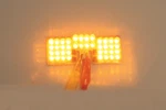 Custom Dynamics Led Amber Front Fender Tip Light For Harley Fl Models. Fixed Price $39.95.