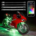 8PC Motorcycle Accent Light Kit Xkchrome Bluetooth Smartphone App Controlled. Fixed Price $164.99.