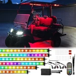 6X Rgb Led Underglow Neon Light Strip Chasing App Remote 12V-80V For Golf Carts. Fixed Price $79.14.