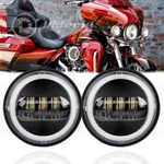 4.5" Led Spot Fog Passing Lights Lamps For Harley Touring Road King Glide. Fixed Price $35.98.