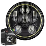 Eagle Lights 5 3/4 Led Headlight Kit W/ Halo Ring For Harley-davidson & Indian. Fixed Price $179.99.