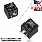 Turn Signal Hazard Led Flasher Relay CF13 3PIN No Fast Hyper-flash Blinker 3-PIN. Fixed Price $10.89.