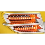 C3M Show Chrome Led Side Fairing Accent Trim 52-623A. Fixed Price $199.49.