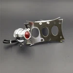 Chrome License Bracket & Tail Light Integrated For Harley Touring Bobber Chopper. Fixed Price $38.01.