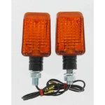 & Dot Mini-stalk Universal Turn Signals Black W/amber Lens 25-7500. Fixed Price $49.46.