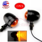 Motorcycle Bullet Turn Signal Lights Indicator Blinker For Harley Bobber Chopper. Fixed Price $9.50.